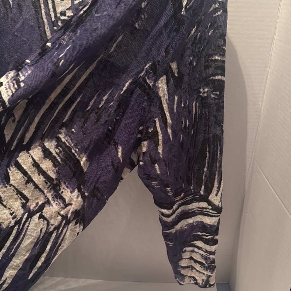 Abstract Patterned Open Cardigan - Picture 4 of 6